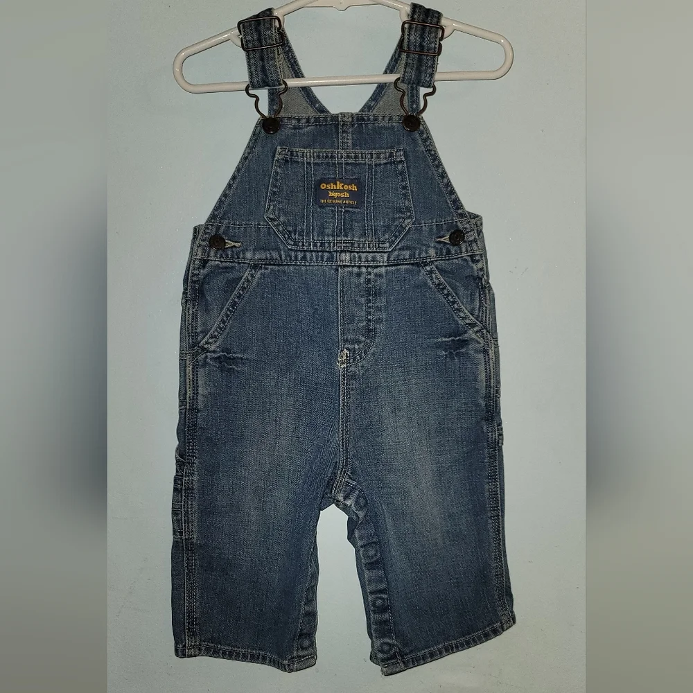 Vintage Osh kosh bgosh Denim jean overalls 12 months